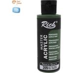 Rich Zeytin Yeşili Boya Akrilik 120CC Master N:209 Yoğun Pigment ve Üstüm Kapatıcılık