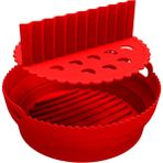 Richard Hava Fritöz Silikon Gömlekleri 8.5 Inç 5 Ila 8 Qt Için Yeniden Kullanılabilir Bölücü ile Katlanabilir Hava Fritöz Silikon Tencere Yapışmaz, A (Yurt Dışından) - Süpürge Yedek Ek