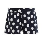Rich&Vibrant Dots Organik Pamuklu Bayan Şort Pijama (Siyah, S)