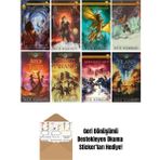 Rick Riordan Olimpos Kahramanları + Kane Günceleri (8 Kitap) + Okuma Sticker'ları