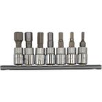 Rico 007-RC7028 1/4"dr Alyan Hex Bit Socket Set Uç Takmı 7AD