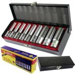 Rico 12 Parça Lokma Takımı Uzun 1/2" 6 Köşe 007-rc1212sd