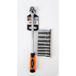 Rico 1/4 Uzun Lokma Takımı 1/4 Uzun Lokma Cırcır Kolu 270MM