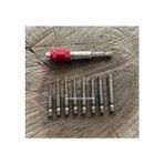Rico Alyan Seti Bits Alyan Uç Set 1,5mm 6mm Bükülebilir Bits Uzatma 9pcs - 1,5MM DEN 6 MM - Gri
