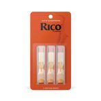 Rico by D'Addario Eb-Altsaksafon Yapıcı | Yüksek Hassas Üretim | Kalınlık 1,5 | 3'lü Paket | Sıcak Tam Ses | Hoş Oyun hissi