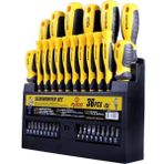 Rico Düz Yıldız ve Torx Uçlu Tornavida Takımı Klasik Seri 36 Parça Krom Vanadyum Çelik Malzeme