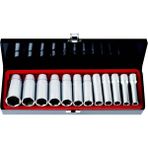 Rico RC1212SD 1/2 inç 12PCS 6 Köşe Uzun Lokma Seti Takımı