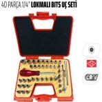 Rico RİCO007-RC4513 1/4 Lokmalı Bits Uç Seti 40 Parça