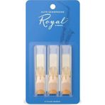 Rico RJB0320 Royal Alto Saksafon Kamışı No: 2.0 (Eğitim/Hobi) - 3'lü Paket | Fransız Kesim (Filed), Esnek Tepki ve Eğiti