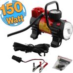 Rico Tek Pistonlu Metal Profesyonel Hava Kompresörü 150 Psı Çakmaklık Araba Teker Lastik Top Şişirme 12V