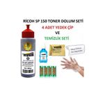 Ricoh Sp150 Yazıcı Ile Uyumlu Toner Dolum Seti 200gr+çip