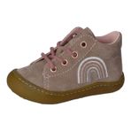 RICOSTA Kız ve erkek çocuklar için Low-Top Sneaker KALLY, çocuk yürümeyi öğrenme ayakkabısı, terracare, Çikolata Gül 270, 20 EU