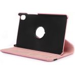 Ridata Samsung Tab A 10.1 (2019) T510 Tablet Dönebilen Stantlı Kılıf+ Kırılmaz Cam - Pembe