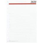 rido/idé 706591020, haftalık takvim/zaman planlama sistemleri, 2020, 2 sayfa = 1 hafta, yaprak boyutu 14, 8 x 20, 8 cm, A5