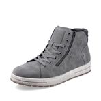 Rieker 30721 Gri Moda Erkek Çizme