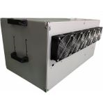 RigBu Kapalı Mining Rig Kasası SK77 Fanlı Gri