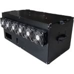 RigBu Kapalı Mining Rig Kasası SK77 Fanlı Hız Ayarlı Siyah