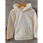 Rigel Kids Ekru Renk,peluş Kapüşonlu Kız Çocuk Sweatshirt - Açık Ekru - 4 - 5 Yaş