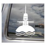 Right Now Decals Submarine Surfacing - Sub Army Soldier Army Marines Navy Military - Arabalar Kamyonlar Moped Kask Baret Otomatik Otomotiv El Sanatları Dizüstü Vinil Çıkartma Mağaza Pencere Duvar
