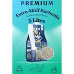 Rigor Cat Extra Aktif Karbonlu Topaklanan Kedi Kumu 5 Lt
