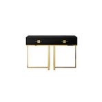 Rihanna Gold Metal Siyah Dresuar