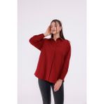 Rima Collection Kadın Trend Gömlek - Bordo