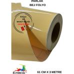 Rimafol Parlak Bej Mobilya Dolap Kaplama Folyosu 61 cm x 3 Metre - 61 x 300 cm
