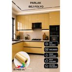 RİMAFOL PARLAK BEJ MOBİLYA DOLAP KAPLAMA FOLYOSU 61 CM X 3 METRE