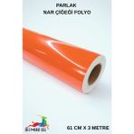 Rimafol Parlak Nar Çiçeği Dolap Mobilya Tezgah Kaplama Folyosu 61 cm x 3 Metre - 61 x 300 cm