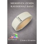 Rimafol Şeffaf Merdiven ve Zemin Kaydırmaz Bant 2,5 cm x 10 Metre