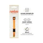 Rimba 22-30 cm 10 mm Pembe Zilli Kolay Açılabilen Kedi Boyun Tasması