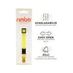 Rimba 22-30 cm 10 mm Sarı Zilli Kolay Açılabilen Kedi Boyun Tasması