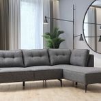 Rimini Small Köşe Koltuk, Gri, Sağ Köşe