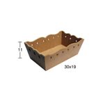 RimmaStore E337 Dikdörtgen Delikli Ekmeklik, Hobi Ahşap Ekmek Sepeti