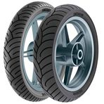 Rinaldi HB37 100/90-10 ve 100/90-10 Motosiklet Ön-Arka Takım Lastiği (Üretim Tarihi Danış)
