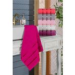 Ring Kadife Floşlu Soft 6lı (Mor-Turuncu-Açık Gri-Pudra-Beyaz-Mürdüm) Havlu Seti