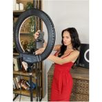 Ring Light Led Işık Halkası 21 Inç 54 Cm Profesyonel Stüdyo Işığı Ve 210 Cm Monopod Güzellik Merkezi