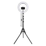 Ring Light Led Işıklı Bluetooth Kumandalı Adaptörlü Tripod