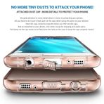 Ringke Air Galaxy S7 Edge Rose Gold Ultra Hafif Esnek İnce Renkli Transparan Kılıf