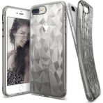 Ringke Air Prism 3D Elmas Yansıması iPhone 7 Plus Smoke Black Ultra Hafif Esnek İnçe Renkli Transparan Silver Kılıf