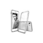 Ringke Frame iPhone 7 Çerçeveli Bumper Ice Silver Extra Tam Koruma Şeffaf Kılıf