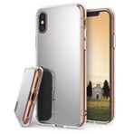 Ringke Mirror Fusion iPhone XS Aynalı Kılıf Silver - Extra Darbe Emici