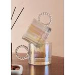Ringo Luster 2'Li Cam Kupa Seti - Boncuklu Kulp 2X325 Ml