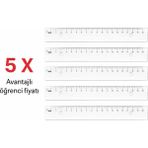 Rio 20 cm 5li Cetvel - 5 ADET