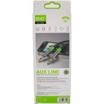 Rio Tech Rio-C601 Lightning To 3.5Mm Aux Ses Kablosu - Tangle Proof, Yüksek Koruma