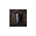 Rioba Cup 7 Oz Siyah Kapaklı Karton Bardak Kahve Çay Kağıt Bardak 180 ml - 50'li