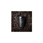 Rioba Cup 9 Oz Siyah Kapaklı Karton Bardak Kahve Çay Kağıt Bardak 250 Ml - 50'li