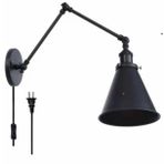 RİOLİGHT AKROBAT MAFSALLI METAL HAREKETLİ BAŞLIK KABLOLU1,FİŞLİ1,ANAHTARLI1 APLİK OKUMA LAMBASI