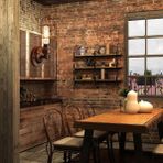 Riolight Bakır Eskitme Retro,vintage,rustik 1xe27 Duylu Tekli Metal Kafes Duvar Aplik