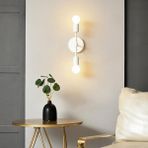 Riolight Beyaz Modern Ikili Metal Aplik